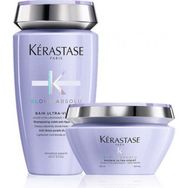 Kerastase Blond Absolu Bain Lumiere 250 ml Şampuan + Blond Absolu Ultra Violet 200 ml Maske