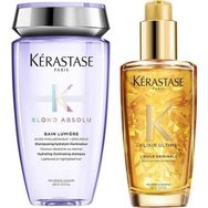 Kerastase Blond Absolu Bain Lumiere 250 ml Şampuan + Lhuile Originale 100 ml Bakım Yağı