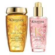 Kerastase Elixir Ultime Le Bain 250 ml Şampuan + 100 ml Boyalı Saç İçin Parlaklık Yağı