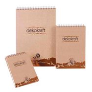 Keskin 144002 Dekokraft Spiralli A4 Kareli 100 Yaprak Bloknot
