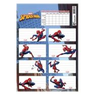 Keskin 220130-06 Spiderman 3 Yaprak Ders Programlı Okul Etiketi