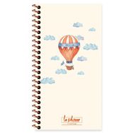 Keskin 417999 10x19 Turuncu La Plume Ballons 80 Yaprak Düz Sert Kapak Defter