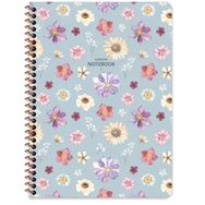 Keskin Color 16.5X22.5 Çizgili Çiçek - Mavi Defter