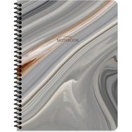 Keskin Color 16.5x22.5 Çizgili Classic Marble - Kahverengi Defter