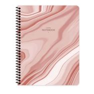 Keskin Color 16.5x22.5 Çizgili Classic Marble - Pembe Defter