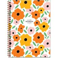 Keskin Color 16.5X22.5 Çizgili La Plume Flowers - Rengarenk Defter