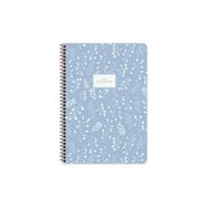Keskin Color 16.5x22.5 Çizgili Pastel Flora - Mavi Defter