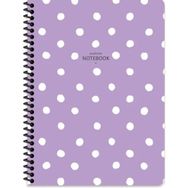 Keskin Color 16.5x22.5 Çizgili Puantiye - Lila Defter