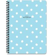 Keskin Color 16.5x22.5 Çizgili Puantiye - Mavi Defter