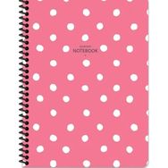 Keskin Color 16.5x22.5 Çizgili Puantiye - Pembe Defter