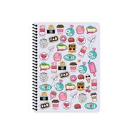 Keskin Color 16.5x22.5 Çizgili Sweet Fun - Lila Defter