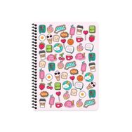 Keskin Color 16.5x22.5 Çizgili Sweet Fun - Pembe Defter