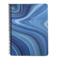 Keskin Color 16.5x22.5 cm 80 Yaprak Çizgili Karton Kapak Classic Marble Spiralli Defter