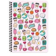 Keskin Color 16.5x22.5 cm 80 Yaprak Çizgili PP Kapak Sweet Fun Spiralli Defter
