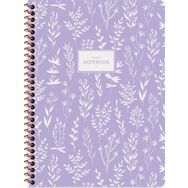 Keskin Color 16.5x22.5 cm Pastel Flora Mor Çizgili Defter