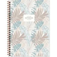 Keskin Color 16.5X22.5 Kareli La Plume Leaves - Mavi Defter