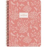 Keskin Color 16.5x22.5 Kareli Pastel Flora - Turuncu Defter