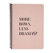 Keskin Color 16,5x22,5 cm 80 Yaprak Disney More Bows Less Drama Çizgili Defter