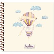 Keskin Color 16x15 Çizgili La Plume Balloon - Mor Defter