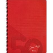Keskin Color 1966 19X25 80 Yp Kareli Pp. Spiralli Kırmızı Since Defter