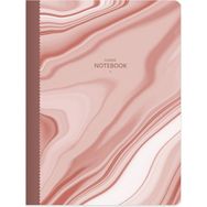 Keskin Color 19X25 Noktalı Marble Pembe Defter
