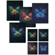 Keskin Color 20x25 cm 80 Yaprak Çizgili Butterfly Defter