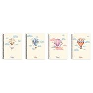 Keskin Color 20x28 100 Yaprak Çizgili Sert Kapak La Plume Balloons Defter