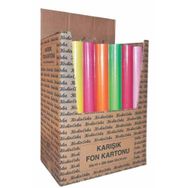 Keskin Color 35x50 cm Sedefli Fon Kartonu 10'lu Karışık Renk
