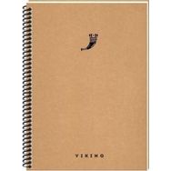 Keskin Color 417955-99 La Plume Viking 17x24 cm 100 Yaprak Çizgili Spiralli Sert Kapak Not Defteri