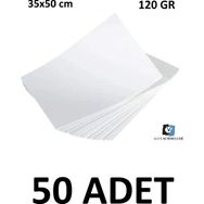 Keskin Color 50 Adet Dokusuz Schoeller 35 x 50 cm 120 gr Beyaz Resim Kağıdı