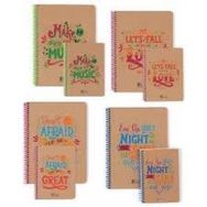 Keskin Color A4 100 Yaprak Çizgili Doodles Sert Kapak Defter