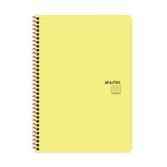 Keskin Color A4 100 Yaprak Kareli Plastik Kapak Sipiralli Pastel Note Defteri
