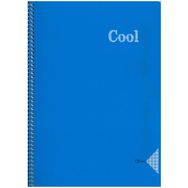 Keskin Color A4 120 Yaprak Kareli Pp Kapak Cool Mavi Spiralli Defter