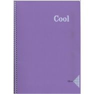 Keskin Color A4 120 Yaprak Kareli Pp Kapak Cool Mor Spiralli Defter