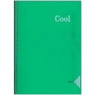 Keskin Color A4 120 Yaprak Kareli Pp Kapak Cool Yeşil Spiralli Defter