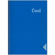 Keskin Color A4 60 Yaprak Kareli Pp Kapak Cool Mavi Spiralli Defter