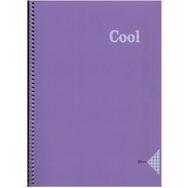 Keskin Color A4 60 Yaprak Kareli Pp Kapak Cool Mor Spiralli Defter