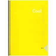 Keskin Color A4 60 Yaprak Kareli Pp Kapak Cool Sarı Spiralli Defter