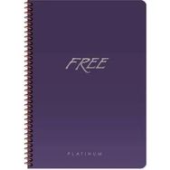 Keskin Color A4 80 Yaprak Düz Plastik Kapak Free Platinum Defter