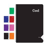 Keskin Color A4 96 Yaprak Düz PP Kapak Cool Spiralli Okul Defteri