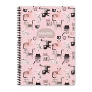 Keskin Color A4 Çizgili Animal Friends Kediler Defter