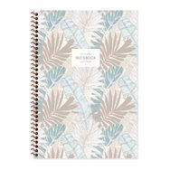 Keskin Color A4 Çizgili La Plume Leaves - Mavi Defter