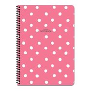 Keskin Color A4 Çizgili Puantiye Pembe Defter
