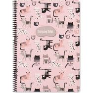 Keskin Color A4 Kareli Animal Friends Kediler Defter