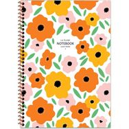 Keskin Color A4 Kareli La Plume Flowers - Rengarenk Defter
