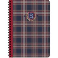 Keskin Color A4 Kareli School Bordo Defter