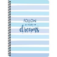 Keskin Color A4 Kareli Shine Mavi Defter