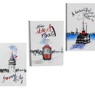 Keskin Color A4 My City 80 Yaprak Kareli Defter