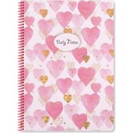 Keskin Color A4 Princess Kalp Çizgili Defter