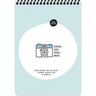 Keskin Color A5 80 Yaprak Hisli Şeyler "Kimseleri Çekemem" Çizgili Defter